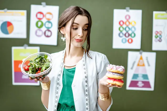 nutricionista donuts salada
