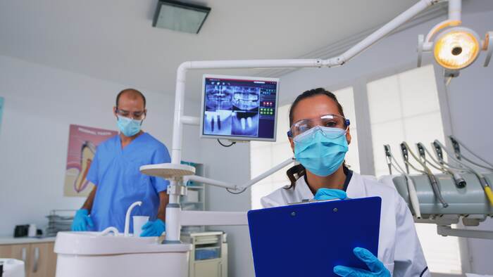 mercado de trabalho odontologia dentista raio x