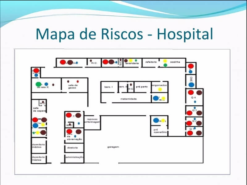 mapa de risco hospitalar exemplo